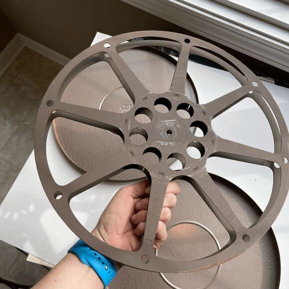 Vintage Bell & Howell 1600 16mm Film Reel & Canister - Industrial Chic Decor - Picture 5 of 12